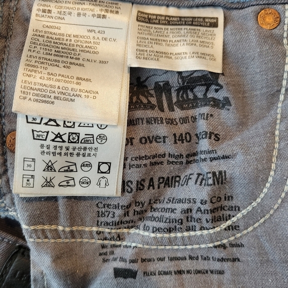 ❤️Gray Levi's pants size 27 - Picture 7 of 8